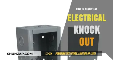 Removing an Electrical Knockout: A Step-by-Step Guide