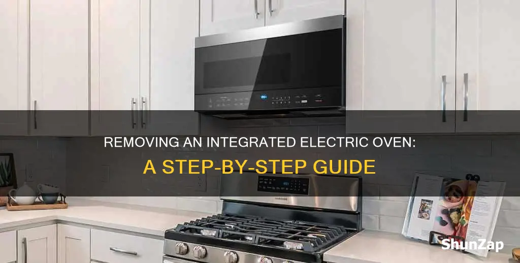 how to remove an integrated electric oven