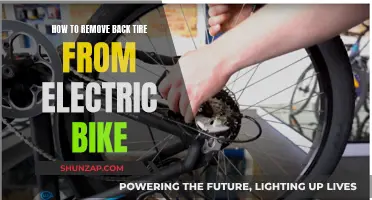 Removing Electric Bike Back Tires: A Step-by-Step Guide