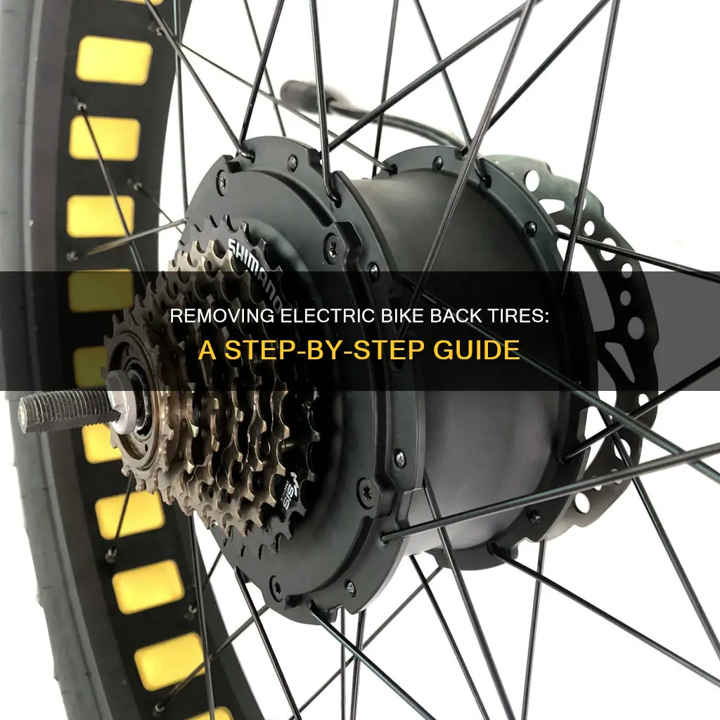 how to remove back tire from electric bike