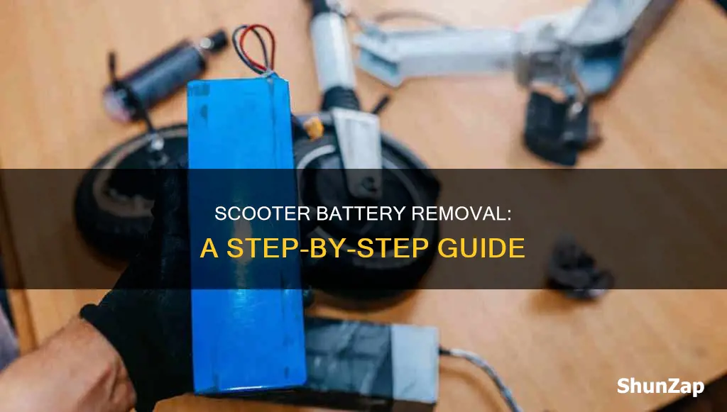how to remove battery from electric scooter