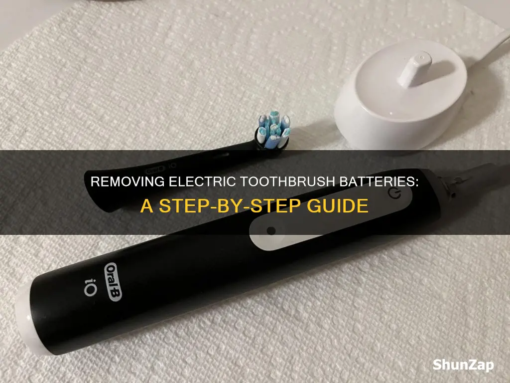 how to remove battery from electric toothbrush