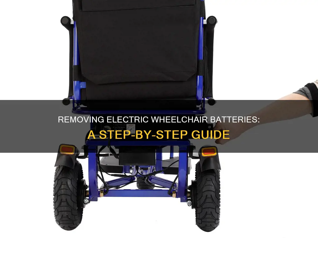 how to remove battery from electric wheelchair