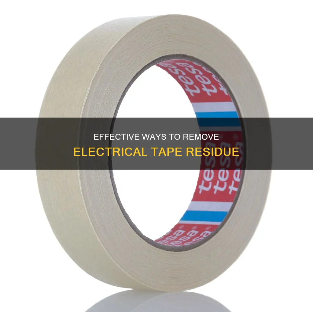 how to remove black electrical tape residue