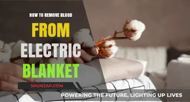 Removing Blood Stains from Electric Blankets: A Step-by-Step Guide