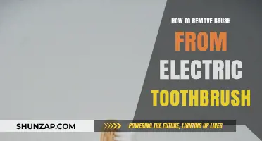 Removing Brushes: Electric Toothbrush Maintenance Guide