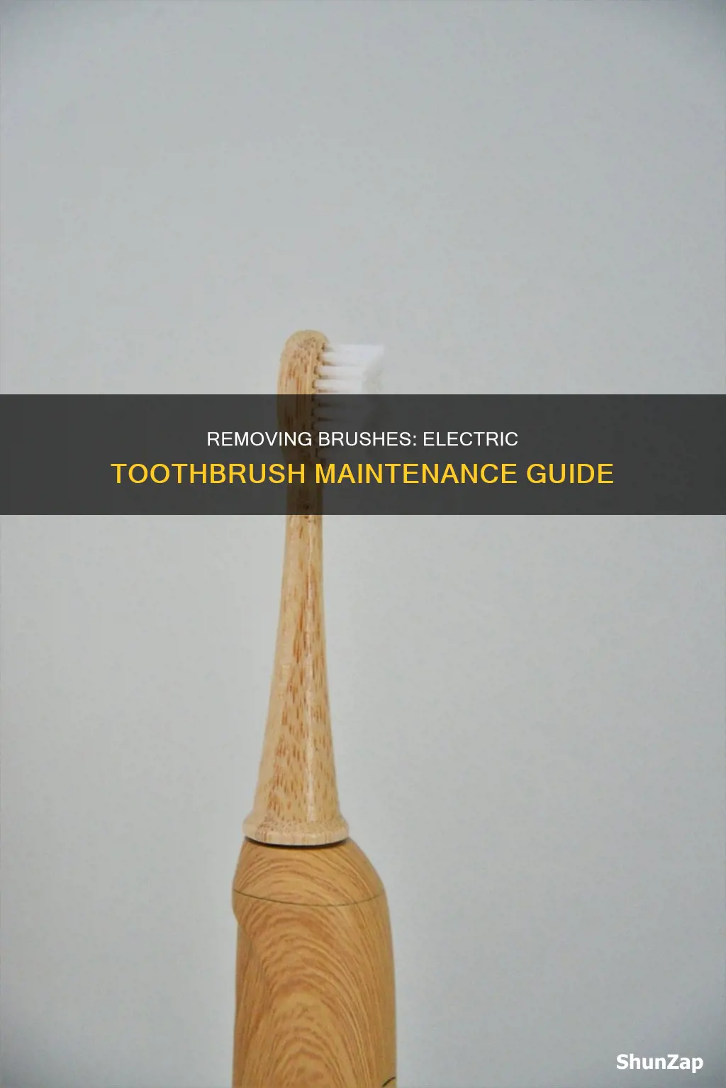 how to remove brush from electric toothbrush