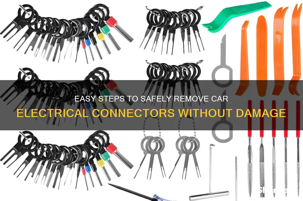 how to remove car electrical connector