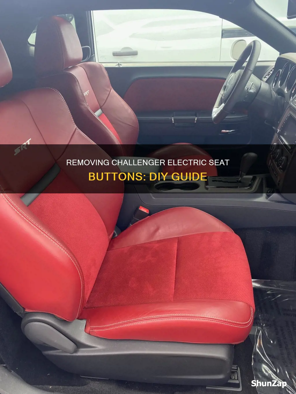 how to remove challenger electric seat buttons