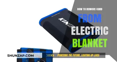 Removing Electric Blanket Cords Safely and Efficiently