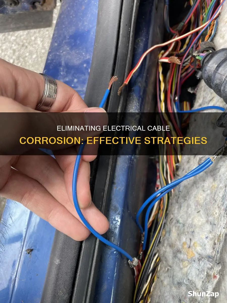 how to remove corrosion from electrical cables