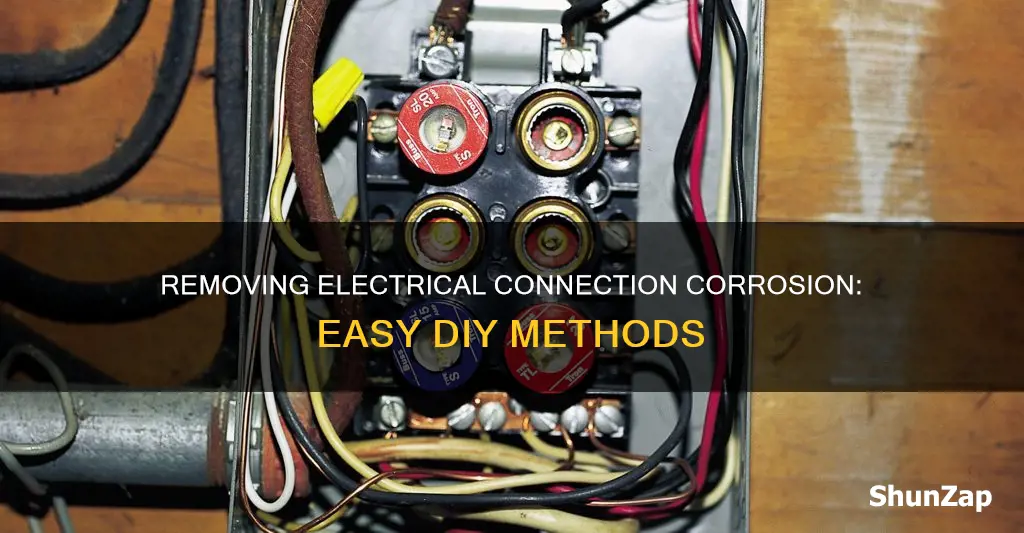 how to remove corrosion from electrical conne