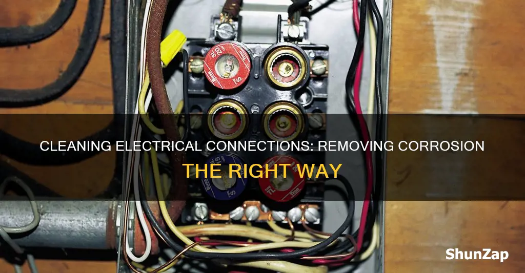 how to remove corrosion from electrical connections