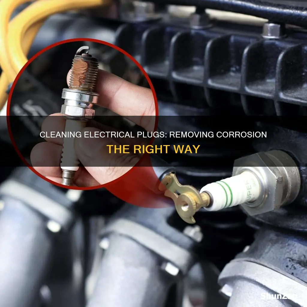 how to remove corrosion from electrical plug