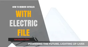 The Safe Way to Remove Cuticles with an Electric File