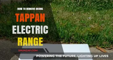 Removing Doors from Your Tappan Electric Range: A Step-by-Step Guide