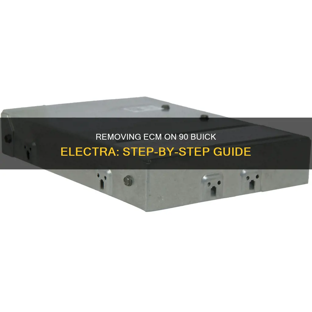 how to remove ecm 90 buick electra
