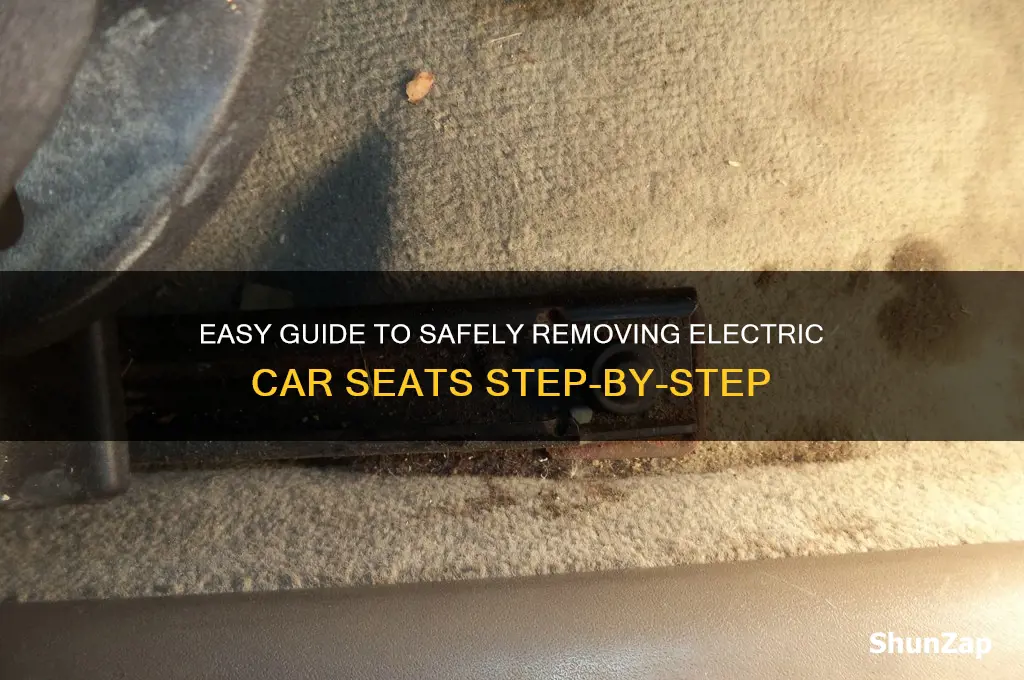how to remove electric car seats