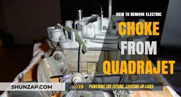 Removing Electric Choke from Quadrajet Carburetor