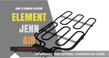 Removing an Electric Element from a Jenn Air Oven