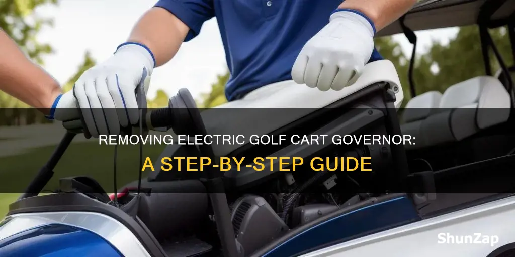 how to remove electric golf cart governor
