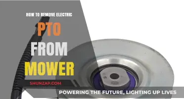 Electric Mower Maintenance: Removing the PTO