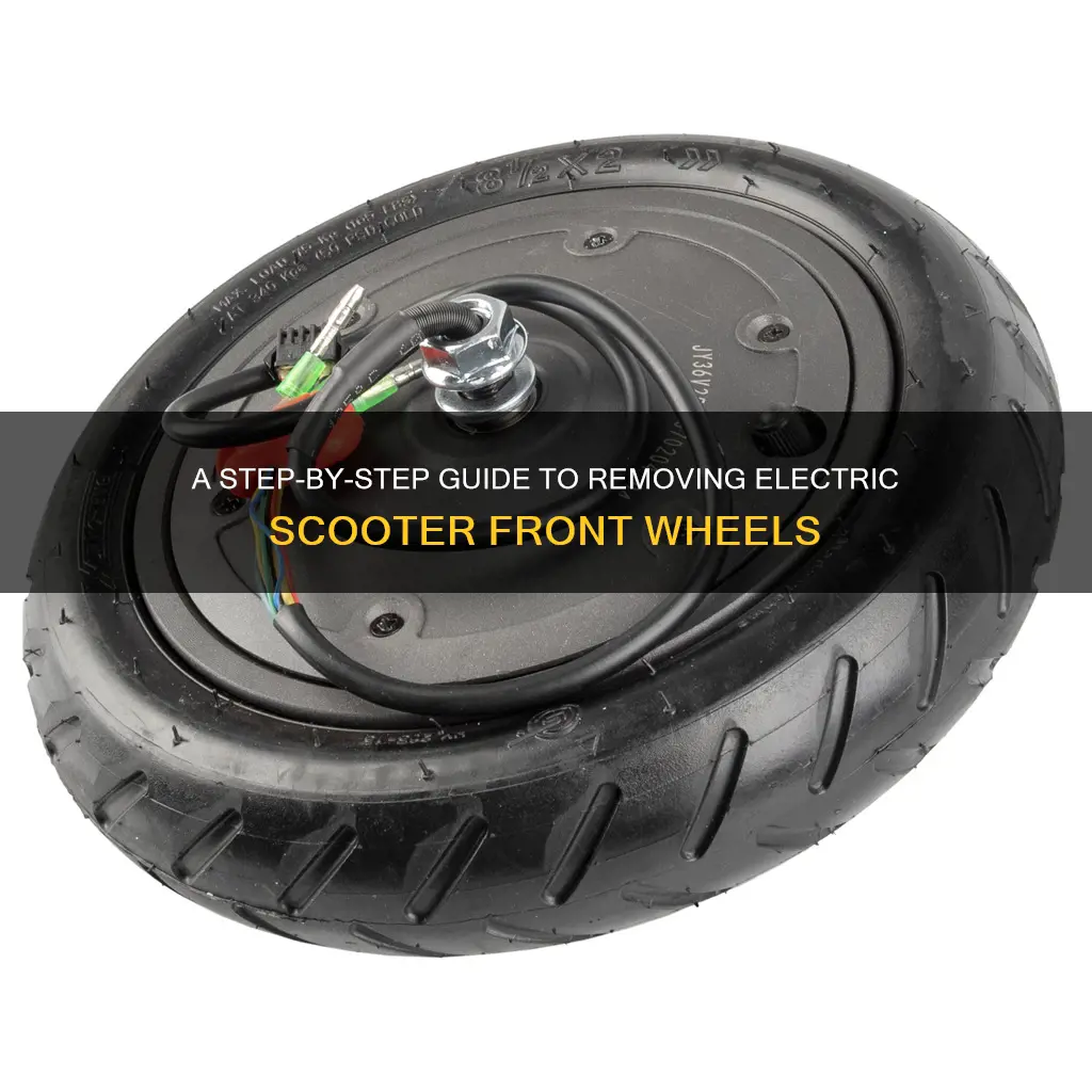 how to remove electric scooter front wheel