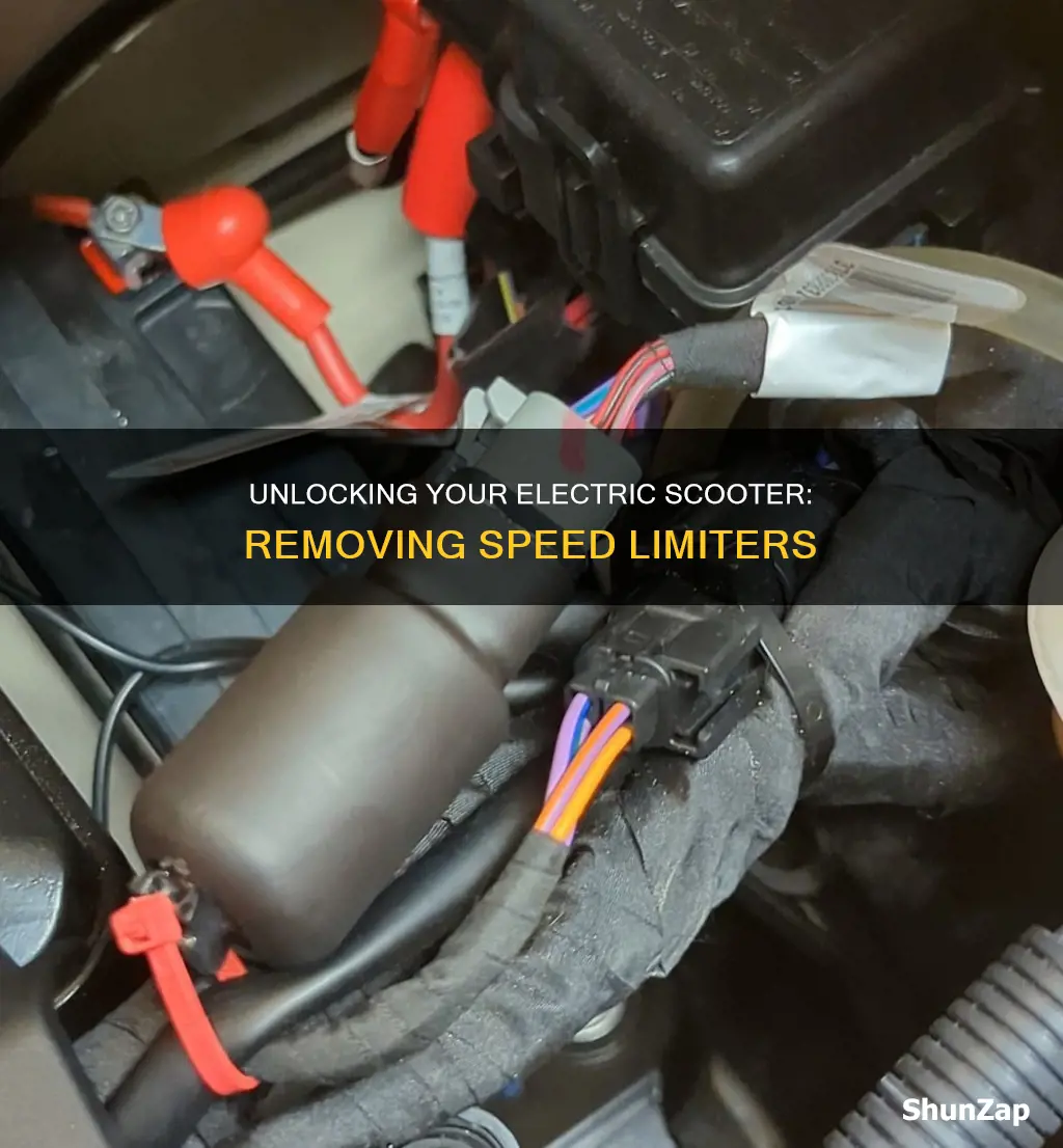 how to remove electric scooter speed limiter