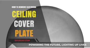 Removing an Electrical Ceiling Cover Plate: A Step-by-Step Guide