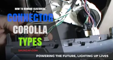 Removing Corolla Electrical Connectors: Easy Steps to Follow
