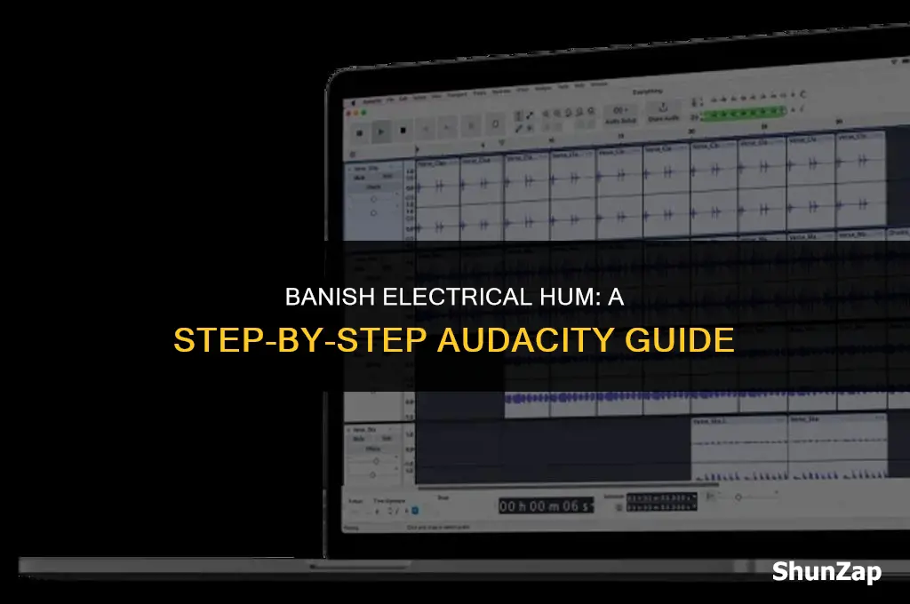 how to remove electrical hum from audio recording using audacity