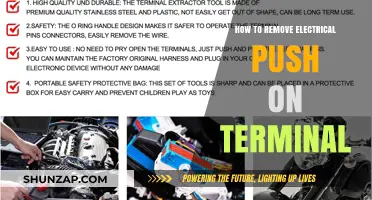 Safely Removing Electrical Push-On Terminals