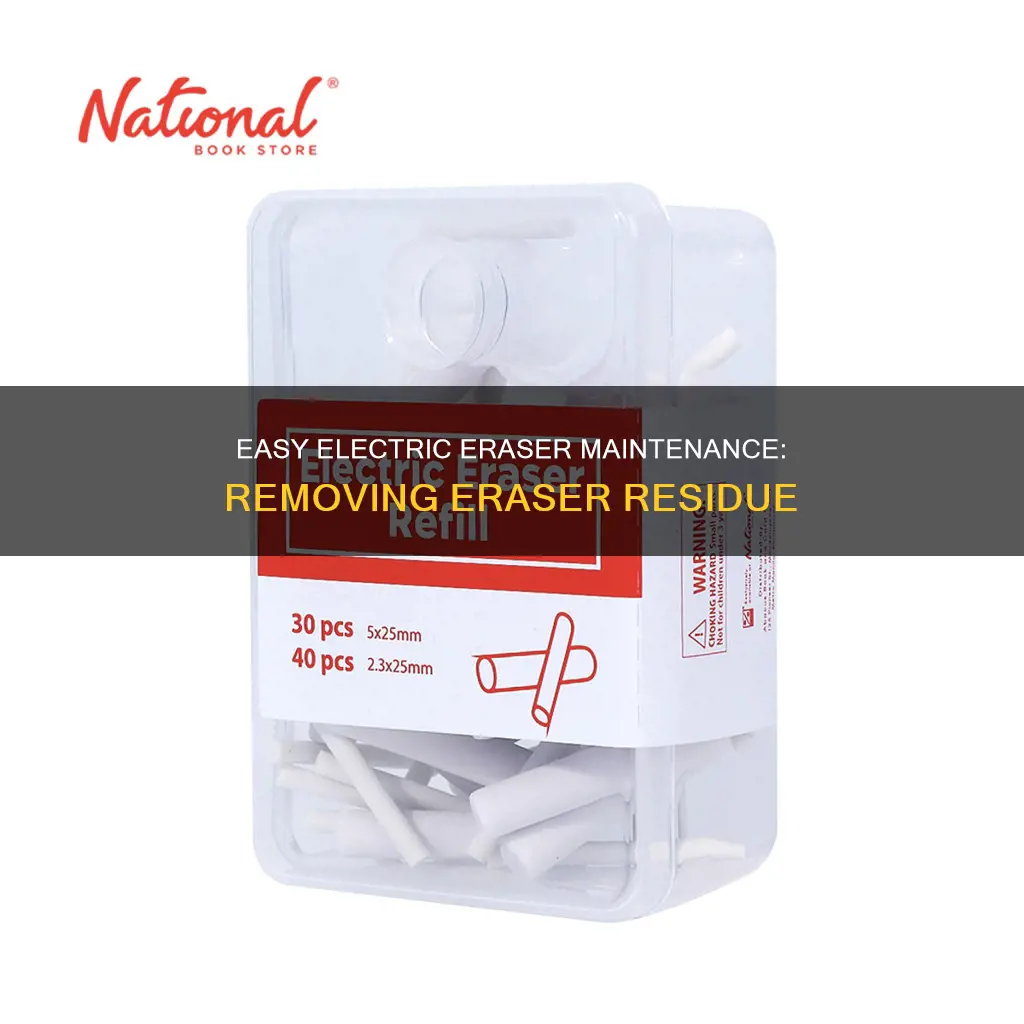 how to remove eraser from electric eraser