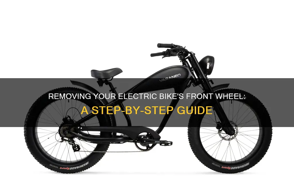 how to remove front wheel on electric bike