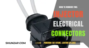 Efficiently Removing Fuel Injector Electrical Connectors