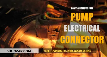 Removing Fuel Pump Electrical Connector: A Step-by-Step Guide