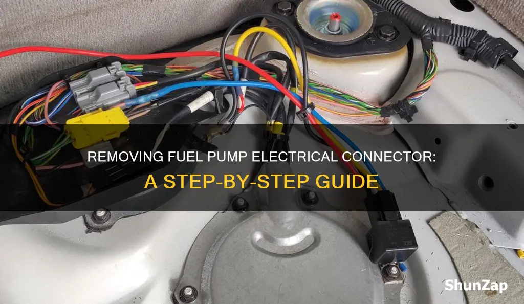how to remove fuel pump electrical connector
