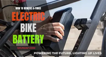 Removing G-Force Electric Bike Battery: A Step-by-Step Guide