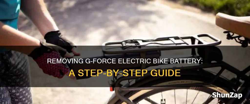 how to remove g-force electric bike battery