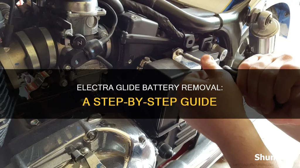 how to remove hd electra glide battery