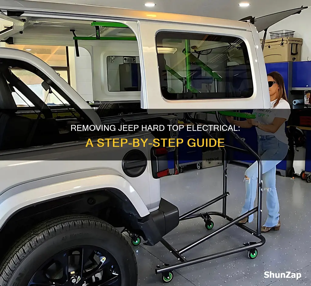 how to remove jeep hard top electrical