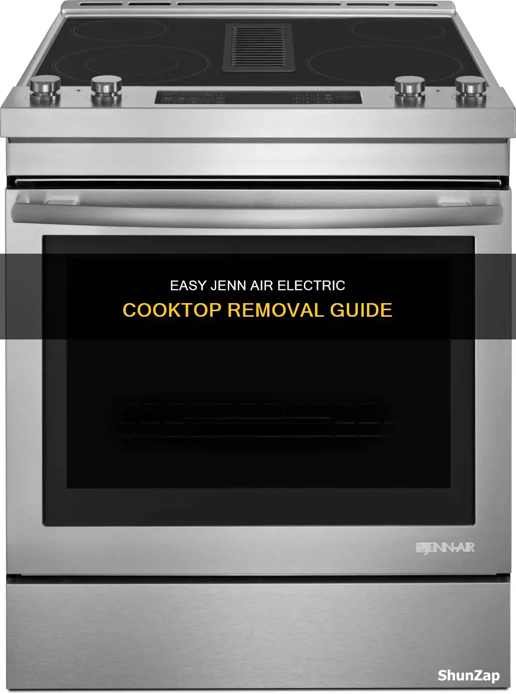 how to remove jenn air electric cooktop