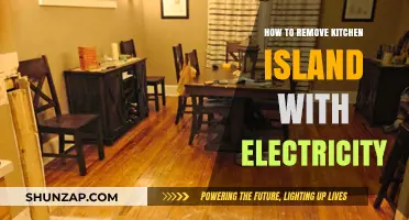 Removing a Kitchen Island: Disconnecting Electrical Wires Safely