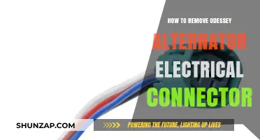 Unsticking the Odyssey Alternator Electrical Connector