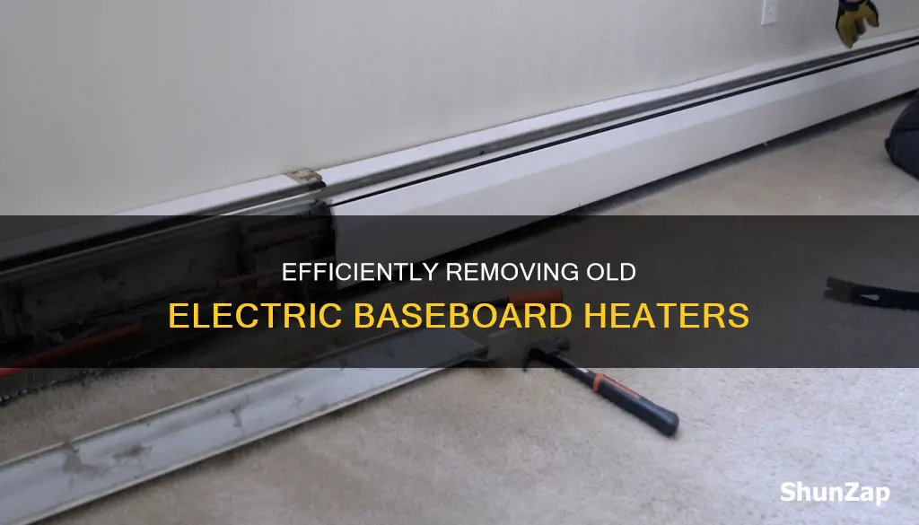 how to remove old electric baseboard heaters