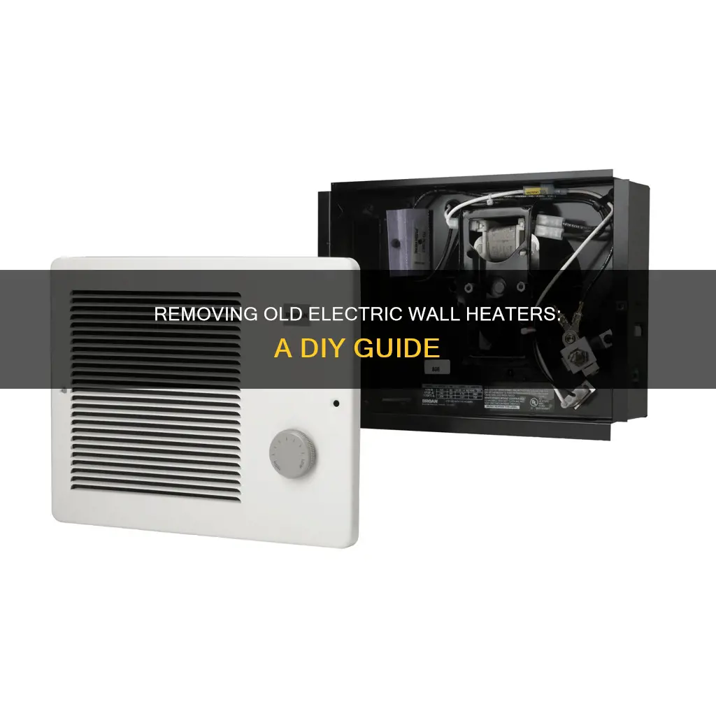 how to remove old electric wall heaters