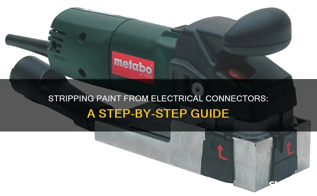 how to remove paint off electrical connectors