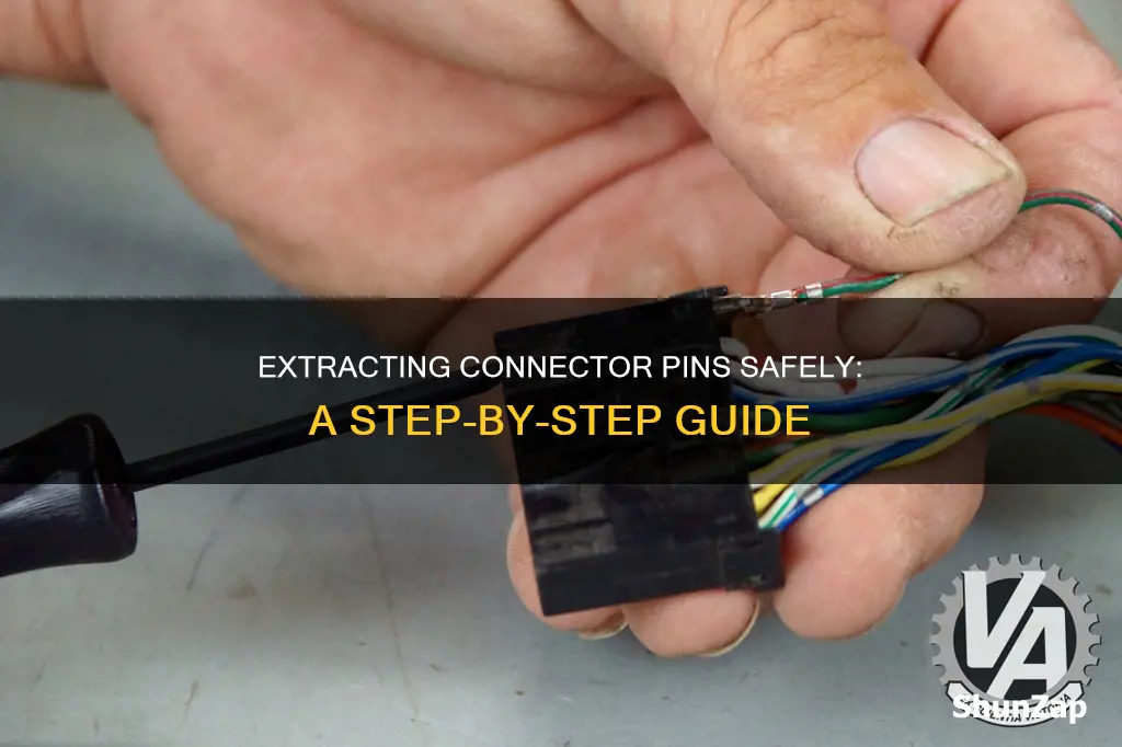 how to remove pins from electrical connector