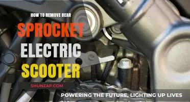 The Rear Sprocket: Electric Scooter Removal Guide