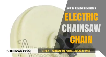 Removing Remington Electric Chainsaw Chain: A Step-by-Step Guide